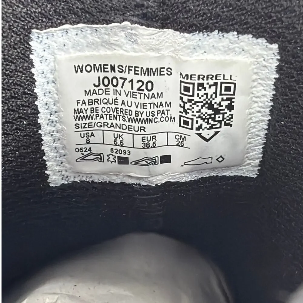 Merrell Women's Black Gum Harper Pull On Waterproof Chukka Boots Size 8